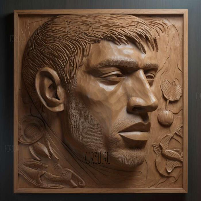 Michael Phelps 1 stl model for CNC